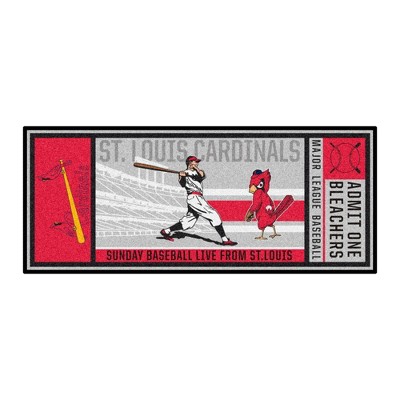 MLB St. Louis Cardinals 1950 30"x72" Retro Ticket Runner Mat