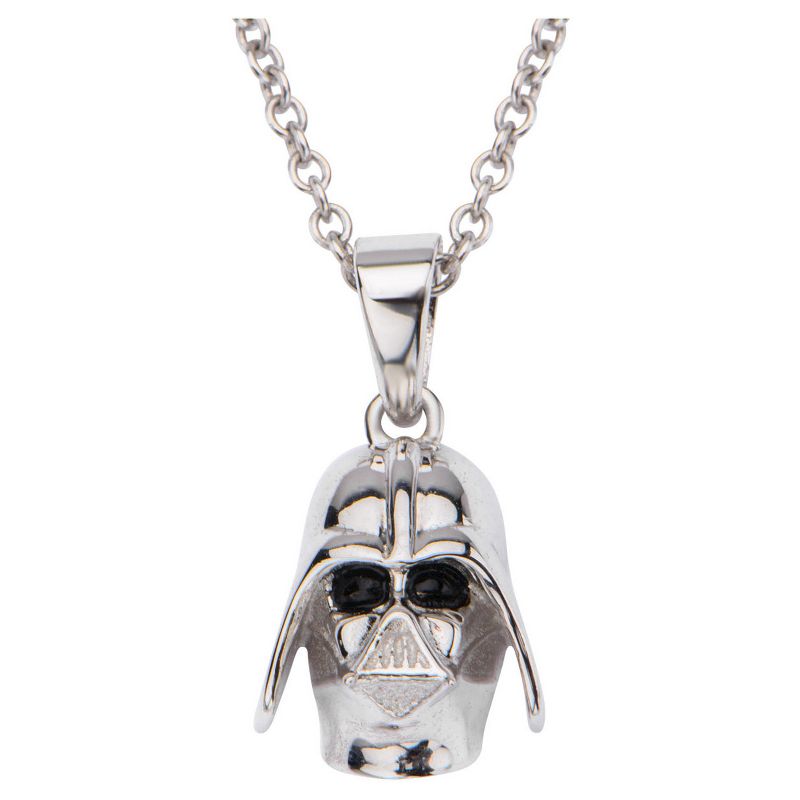 Women's  'Star Wars' Darth Vader 925 Sterling Silver Pendant with Chain (18"), 1 of 4