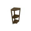 32" SnazzyCorner Tall Teak Shower Shelf Dark Brown - DecoTeak: Bathroom Bench, No Assembly Required - 2 of 4