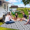GAOMON Outdoor Rug Outdoor Plastic Straw Rugs Lightweight Modern Geometric Area Rug for Camping Patio Deck Picnic - 2 of 4