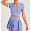 Women's Refine Notch Neck Cropped Tee - THRIVE SOCIETE - 4 of 4
