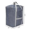 REGALWOVEN Clothing Comforter Closet Organizers Storage Bags with Handles - 2 of 4