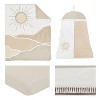 Sweet Jojo Designs Boy or Girl Gender Neutral Unisex Baby Crib Bedding Set - Desert Sun Taupe and Ivory 4pc - 2 of 4