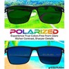 grinderPUNCH Polarized Driving Sunglasses for Men Lightweight UV400 Protection Anti Glare Square Sun Glasses - 4 of 4
