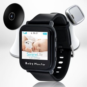 Smart Wireless Baby Monitor with Wearable Video Smart Watch for Parents + Night Vision, Two-Way Audio, Remote Viewing - 1 of 4