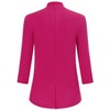 Blazer for Women Open Front Cardigan Jacket 3/4 Sleeve Lightweight Work Casual Blazer - 2 of 4