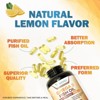 Omega 3 Fish Oil Capsules 3x Strength 2400mg EPA & DHA, Highest Potency - 180 Softgels By Nature's Nutrition - 4 of 4