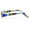Calabria R576S Womens Colorful Striped Reading Polarized Sunglasses Incredibly Lightweight and Comfortable Soft Slip In Case Included (Purple +1.50) - 3 of 4