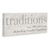 Stupell Industries Family Traditions Heartfelt Phrase, 48" x 20" - 3 of 4