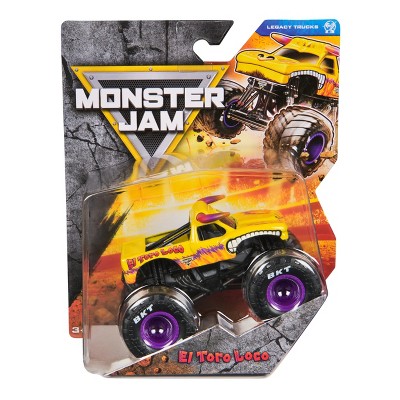 Monster Jam El Toro Loco Diecast Monster Truck Vehicle 1:64 Scale - Yellow