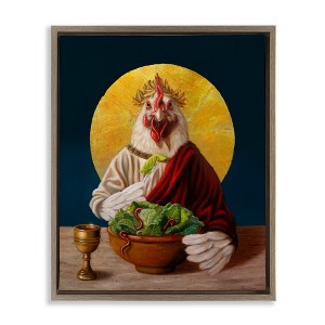 Stupell Industries Classic Hen with Meal, 31" x 25" - 1 of 4