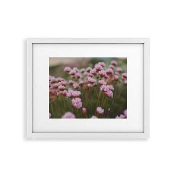 Hello Twiggs Pale Pink Flowers Framed Wall Art - Deny Designs