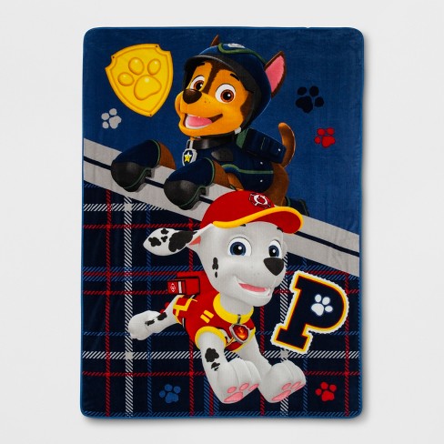 paw patrol blanket fleece