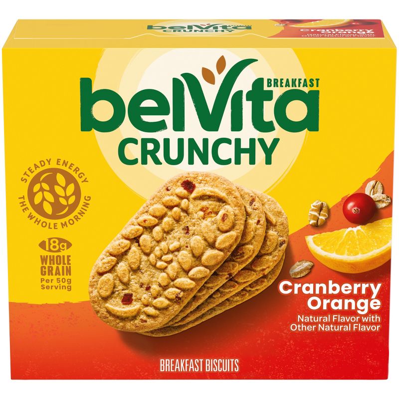 belVita Cranberry Orange Breakfast Biscuits - 5 Packs, 1 of 31