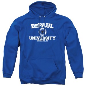 DePaul University Official Circle Logo Adult Pull-Over Hoodie - 1 of 4