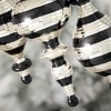 8"H  8.75"H and 7.5"H Sullivans Black Finial Ornament - Set of 3  Black Christmas Ornaments - 2 of 2