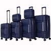 Vynxaria 6-Piece Expandable Hard Shell Luggage Set 360¡ã Rotating Wheels TSA Password Lock for Travel - 4 of 4
