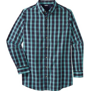 KingSize Long Sleeve Wrinkle Free Sport Shirt - 1 of 4