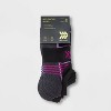 Women's 6pk Cushioned Mesh Finish Line Fashion No Show Athletic Socks - All In Motion™ 4-10 - 2 of 3