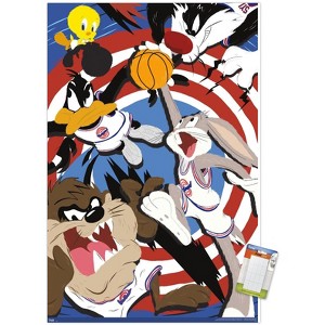 Trends International Looney Tunes: Space Jam - Court Unframed Wall Poster Prints - 1 of 4