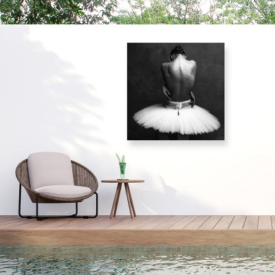 Trademark Fine Art - Alexander Yakovlev ballerinas back 2 Matted Framed Art