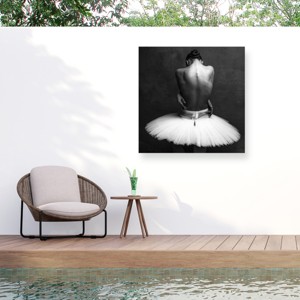Trademark Fine Art - Alexander Yakovlev ballerinas back 2 Matted Framed Art - 1 of 4