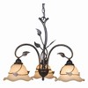 Vaxcel Vine 3 - Light Chandelier in  Oil Shale - 4 of 4