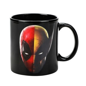 Deadpool & Wolverine Best Bubs 16 Oz Black Heat-Reactive Ceramic Mug - 1 of 4