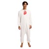 Rooster Adult White Long Sleeve Hooded Kirugumi Cosplay Onesie Costume Suit - 4 of 4