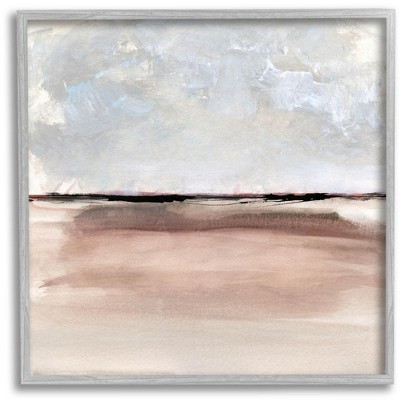 Stupell Industries Abstract Vast Landscape Scenery Framed Giclee Art