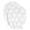 Hudson Baby Infant Cotton Scratch Mittens 10pk, Bee, One Size - 4 of 4