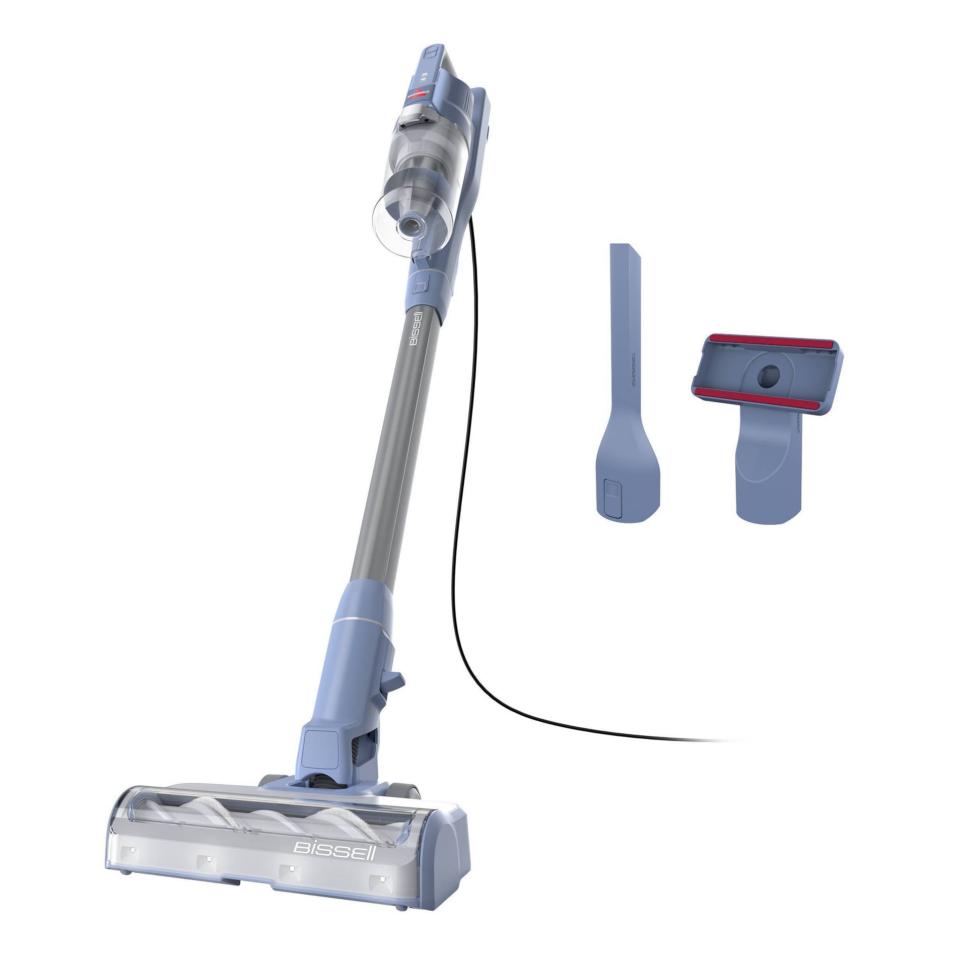 BISSELL PowerClean Corded Stick Vacuum 4214K 10.5" Cleaning Path Blue