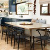Yaheetech Set of 4 Weave Dining Chairs with Y-shaped Backrest and Solid Metal Frame - 2 of 4