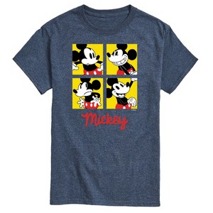 Men's - Disney - Mickey Face Animation Short Sleeve Graphic T-Shirt - 1 of 4