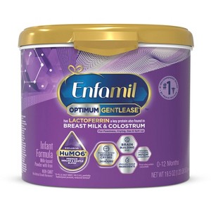 Enfamil Optimum Gentlease Powder Infant Formula - 19.5oz - 1 of 4