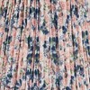 Springcrest 4" Top x 6" Bottom x 5 1/2" High x 5 1/2" Slant Print Lamp Shade Replacement Set of 4 Small Pink Blue Empire Shirred Pleated Clip On - 2 of 4