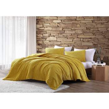 Lele Jacquard Plush Comforter Set - Geneva Home Fashion