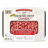 Pound of Ground Beef Crumbles 80/20 - Frozen - 16oz