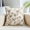 REGALWOVEN Fade-Resistant Chenille Leaves Jacquard Decorative Maple Leaf Pillow Covers 18 x 18 Inch Set of 2 - 2 of 4