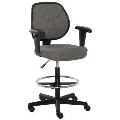 360 °Swivel Desk Chair No Wheels,Height Adjustable Office Chair