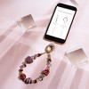 Pavilion Gift Company - America Crystal Wristlet - Beaded Hands-Free Gold Wrist Strap - Cell Phone Accessories - 2 of 4