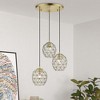 Livex Lighting Geometrix 3 - Light Pendant in  Antique Brass - 3 of 4