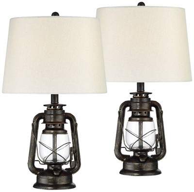 Franklin Iron Works Murphy Industrial Rustic Accent Table Lamp 23" High ...