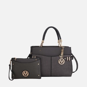 MKF Collection Tenna Vegan Leather Women’s Satchel Bag 2-Piece Set by Mia K - 1 of 1