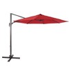 Sonkuki Outdoor 11FT Round Offset Patio Cantilever Aluminum Umbrella - 2 of 4