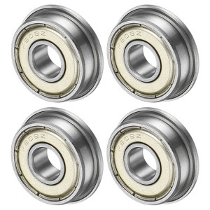 Unique Bargains Chrome Steel Durable Multipurpose Use Flanged Ball Bearing - 1 of 4