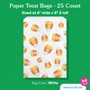 Big Dot of Happiness Candy Corn Paper Treat Bags, Halloween and Fall Individual Candy Snack Favors, Greaseproof White Sandwich Cookie Bags - 25 Count - 4 of 4