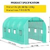 Walking in Tunnel Tent Galvanized Frame Waterproof Greenhouse - 2 of 4