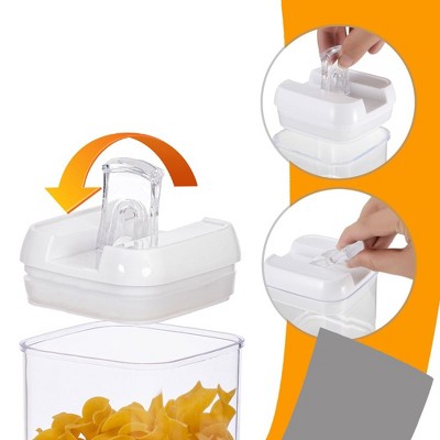 Cheer Collection 6-Piece White BPA-Free Food Storage Set