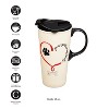 Blue Hearts and Paw Prints Travel Mug – Amy's Coffee Mugs